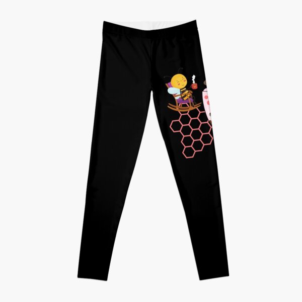 Bee And Puppycat Sticky     Leggings RB1807 product Offical bee and puppycat Merch