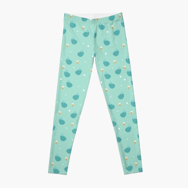 BEE and PUPPYCAT EGGPLANT PATTERN Leggings RB1807 product Offical bee and puppycat Merch