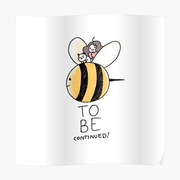 Bee and PuppyCat To Be Continued Card Poster RB1807 product Offical bee and puppycat Merch