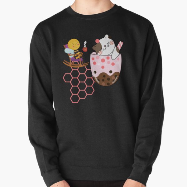 bee and puppycat sticky Pullover Sweatshirt RB1807 product Offical bee and puppycat Merch
