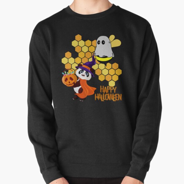 halloween pumpkin bee and puppycat  Pullover Sweatshirt RB1807 product Offical bee and puppycat Merch