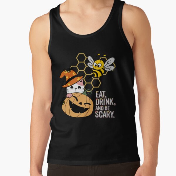halloween pumpkin bee and puppycat  Tank Top RB1807 product Offical bee and puppycat Merch
