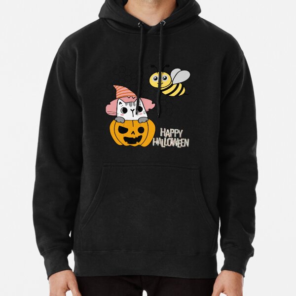 halloween pumpkin bee and puppycat  Pullover Hoodie RB1807 product Offical bee and puppycat Merch