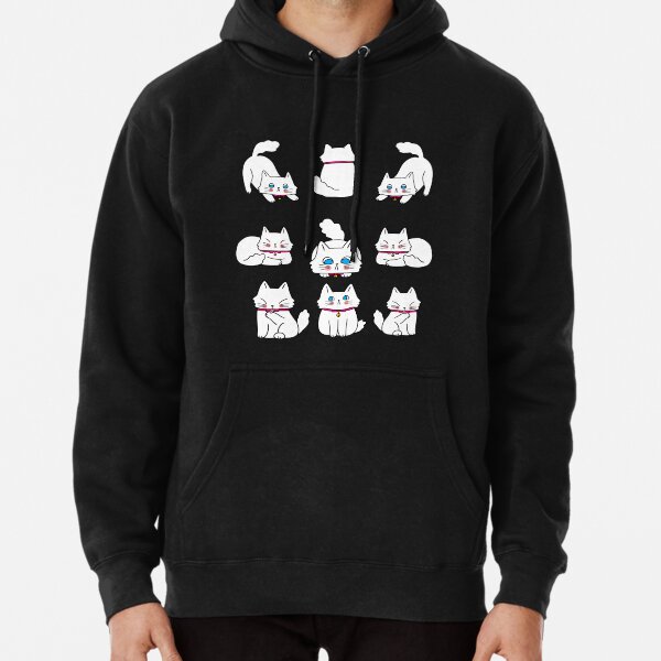 bee and puppycat sticky    . . Pullover Hoodie RB1807 product Offical bee and puppycat Merch