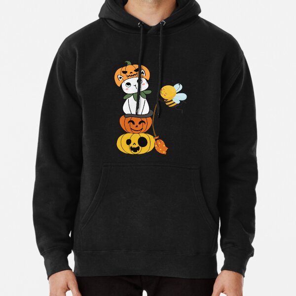 bee and puppycat sticky      , , Pullover Hoodie RB1807 product Offical bee and puppycat Merch