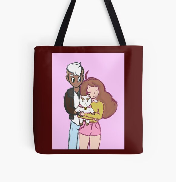 Bee, Deckard, and Puppycat   All Over Print Tote Bag RB1807 product Offical bee and puppycat Merch
