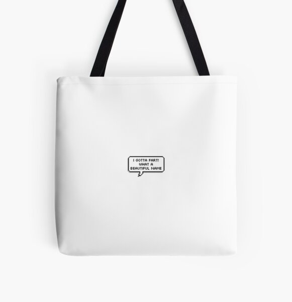 BEE AND PUPPYCAT Bee "Beautiful Name"  All Over Print Tote Bag RB1807 product Offical bee and puppycat Merch