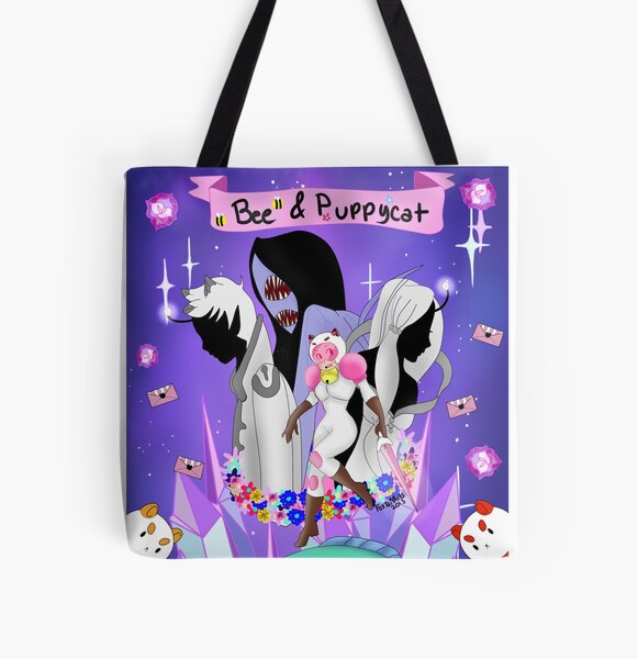 Bee and puppycat! All Over Print Tote Bag RB1807 product Offical bee and puppycat Merch