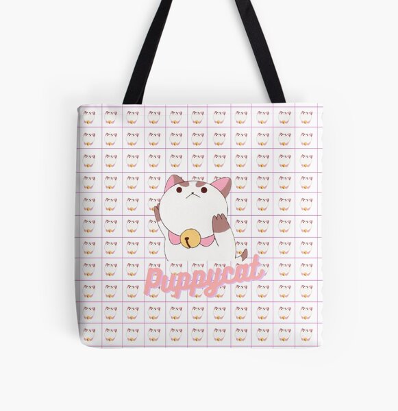 Puppycat (Bee and Puppycat) All Over Print Tote Bag RB1807 product Offical bee and puppycat Merch