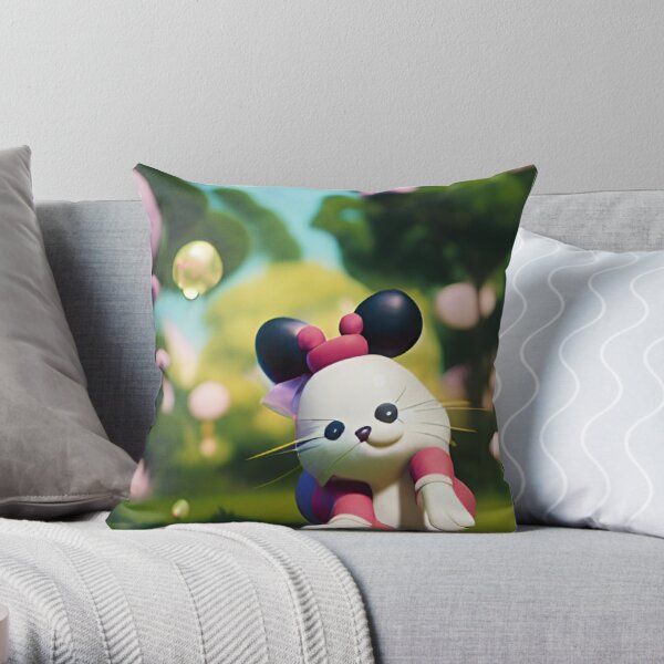 Bee and puppycat Throw Pillow RB1807 product Offical bee and puppycat Merch