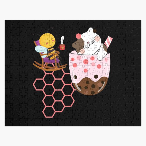 Bee And Puppycat Sticky     Jigsaw Puzzle RB1807 product Offical bee and puppycat Merch