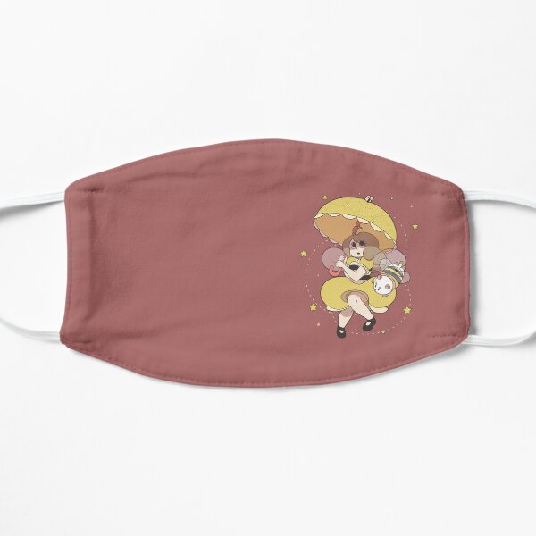 Bee and PuppyCat                  Flat Mask RB1807 product Offical bee and puppycat Merch