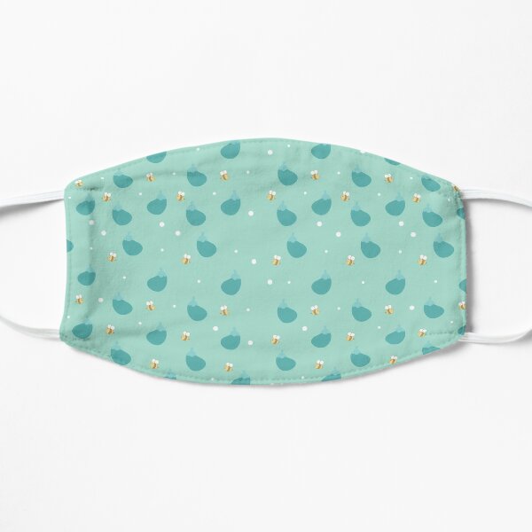 BEE and PUPPYCAT EGGPLANT PATTERN Flat Mask RB1807 product Offical bee and puppycat Merch