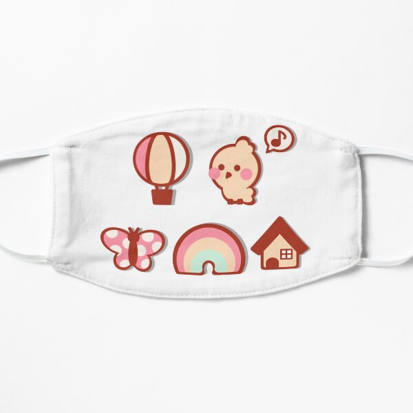 bee and puppycat Flat Mask RB1807 product Offical bee and puppycat Merch