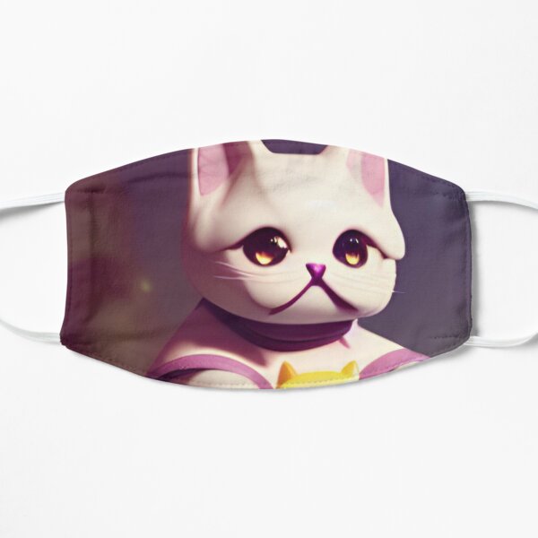 Bee and puppycat Flat Mask RB1807 product Offical bee and puppycat Merch
